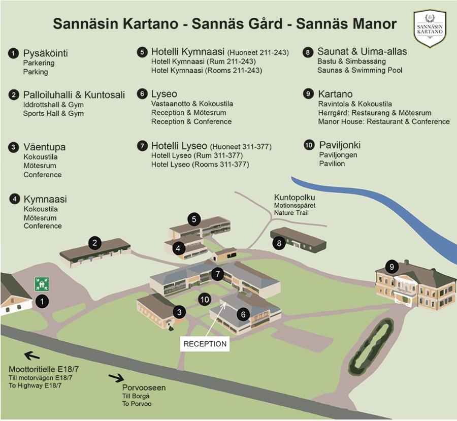 Sannaesin Kartano Sannas Exterior photo